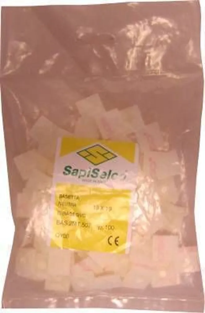 KAABLISIDEME ALUS LIIMIGA SAPISELCO 19X19X4 100TK PAKIS VALGE