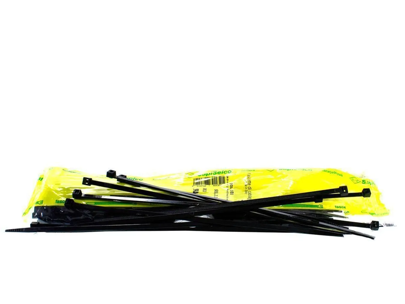 KAABLISIDE SAPISELCO 360X7,5MM 100TK PAKIS MUST