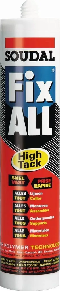 LIIM SOUDAL FIX ALL HIGH TACK SISE/VÄLISTÖÖDE 290ML