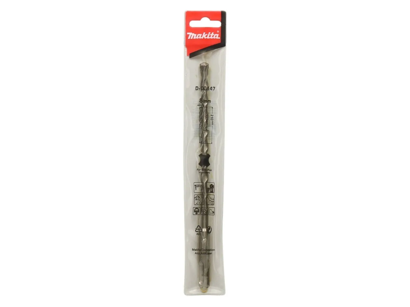SDS+ PUUR MAKITA 8X210MM STANDARD