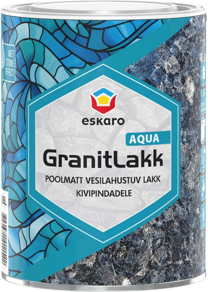 LAKK ESKARO GRANITLAKK 0,95L POOLMATT