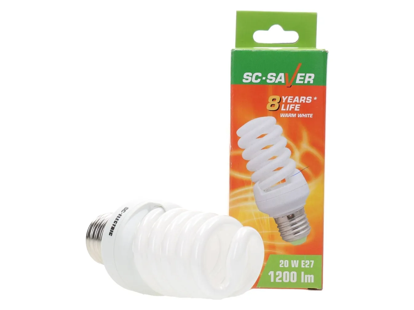 SÄÄSTULAMP SPIRAAL E27 20W 220V SCSAVER