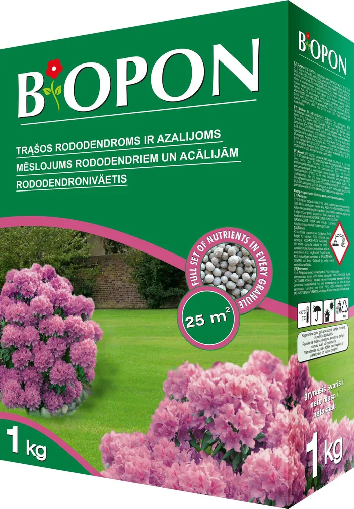 VÄETIS RODODENDRONITELE JA ASALEADELE BIOPON 1KG