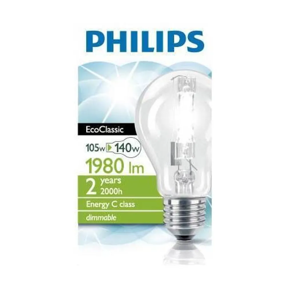 HALOGEENLAMP ECO CLASSIC A55 E27 105W 230V PHILIPS