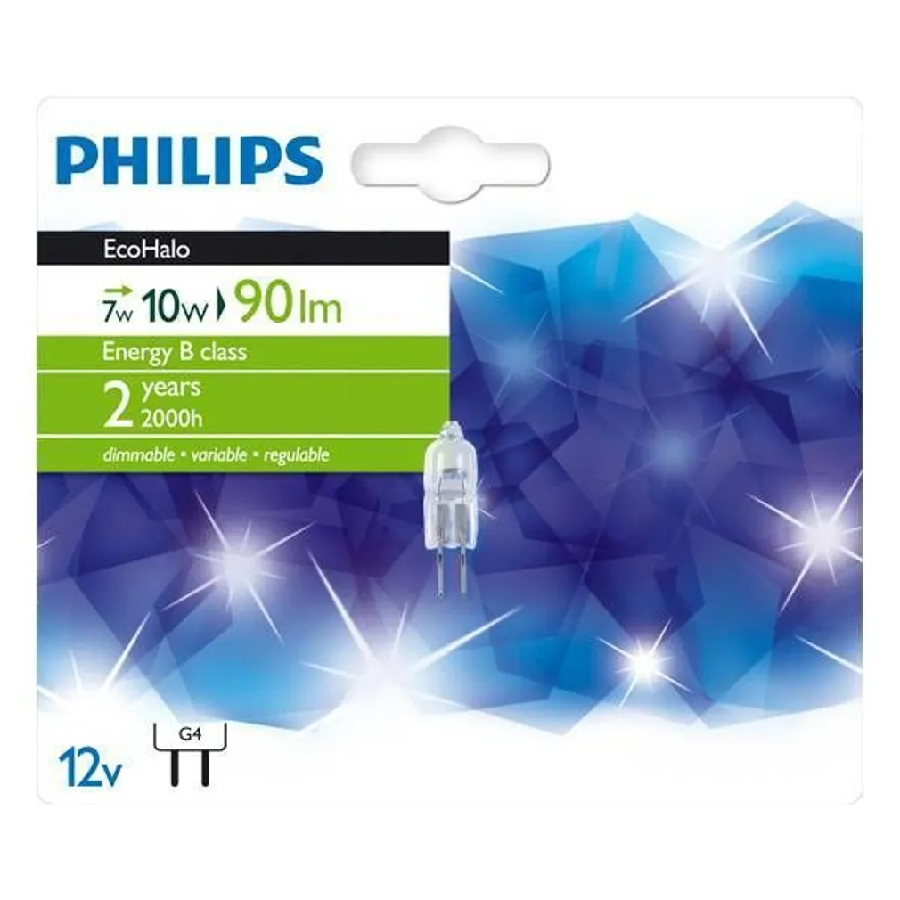 HALOGEENLAMP ECOHALO G4 7W 12V PHILIPS