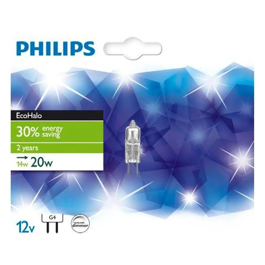 HALOGEENLAMP ECOHALO G4 14W 12V PHILIPS