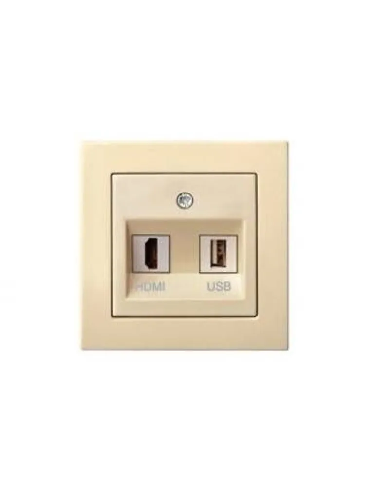 PISTIKUPESA HDMI+USB EPSILON RAAMITA