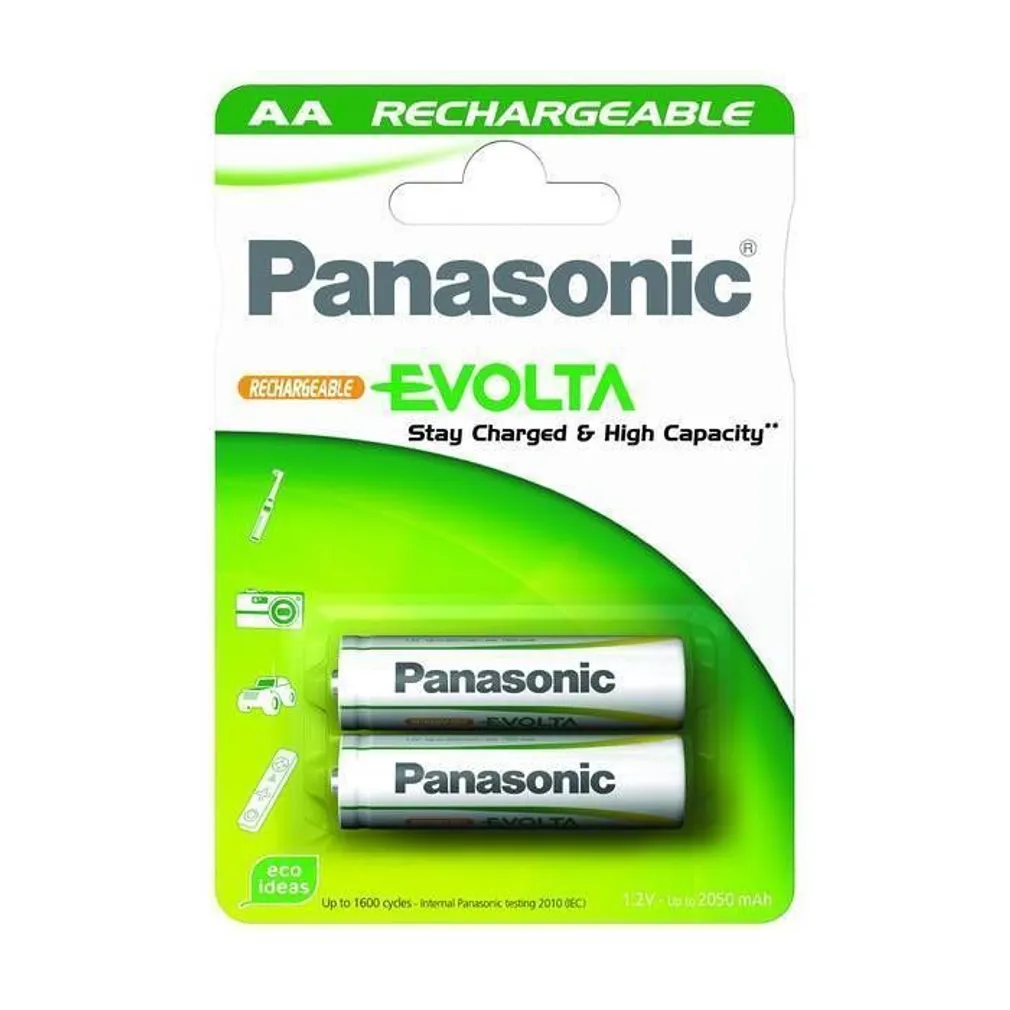 AKUPATAREI PANASONIC EVOLTA 1900MAH P-6E/AA 2TK/PA