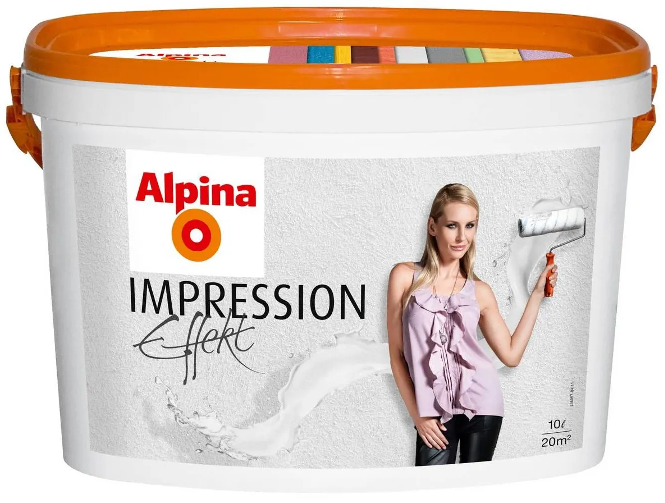 STRUKTUURVÄRV ALPINA IMPRESSION EFFEKT 10L VALGE MATT