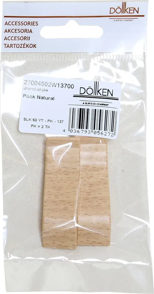 ÜHENDUSLÜLI DURI PÖÖK NATURAL SLK50-137 2TK/PK