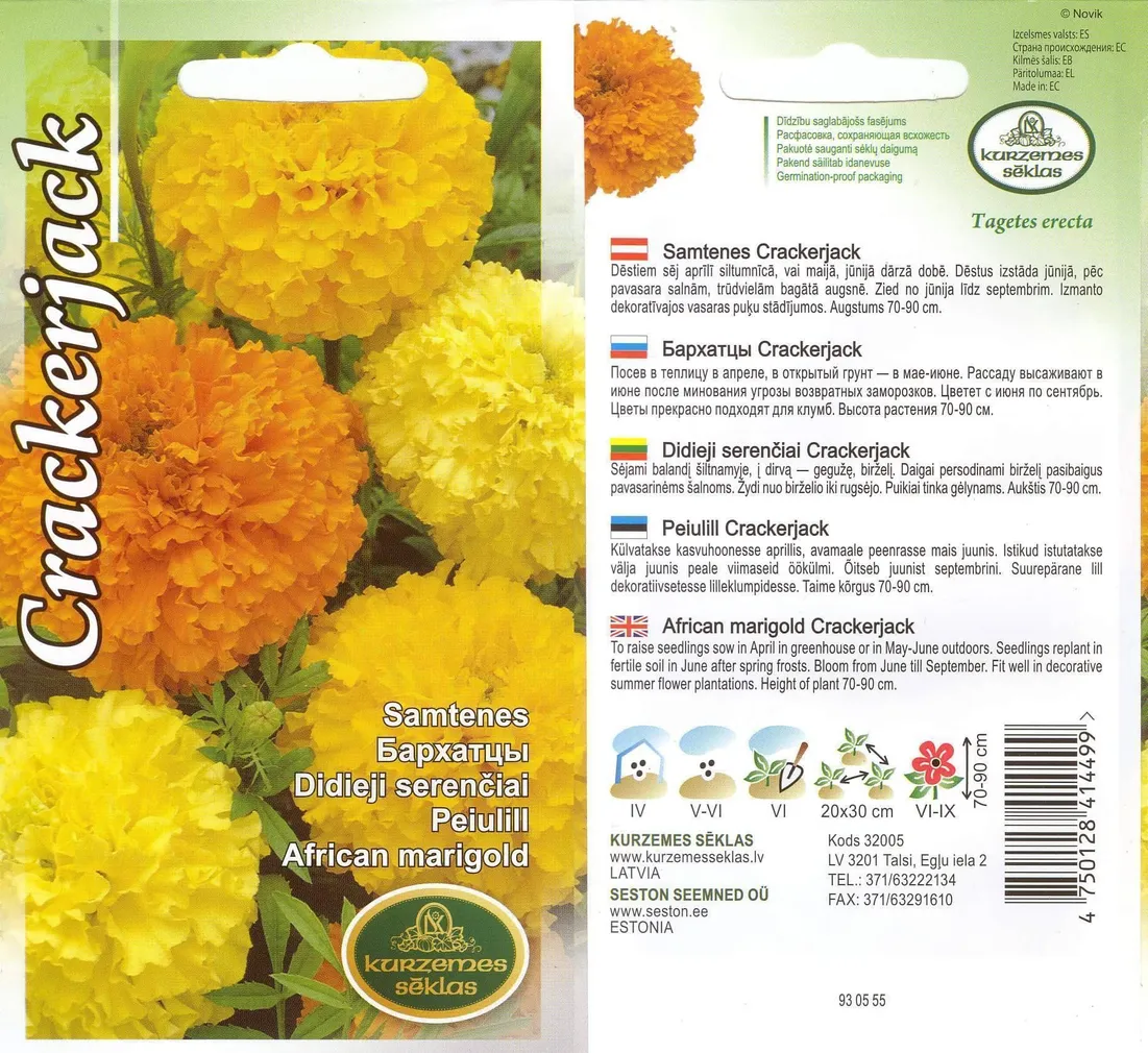 SEEMNED KURZEMES SEKLAS PEIULILL CRACKERJACK 1 G