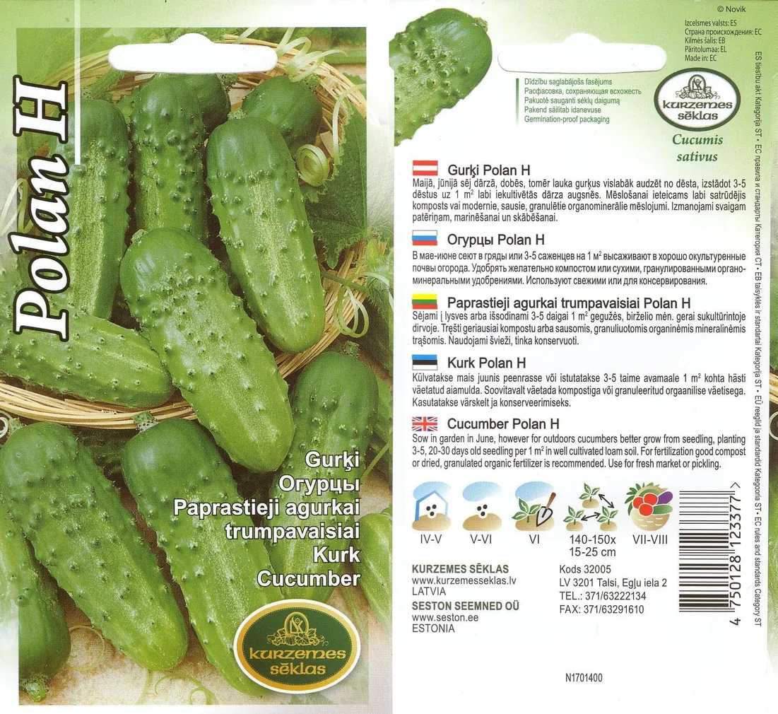 SEEMNED KURZEMES SEKLAS KURK POLAN F1 AVAMAALE 1,5G