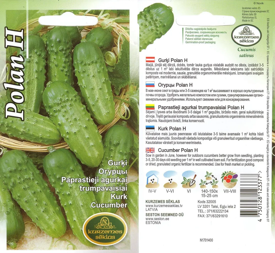 SEEMNED KURZEMES SEKLAS KURK POLAN F1 AVAMAALE 1,5G