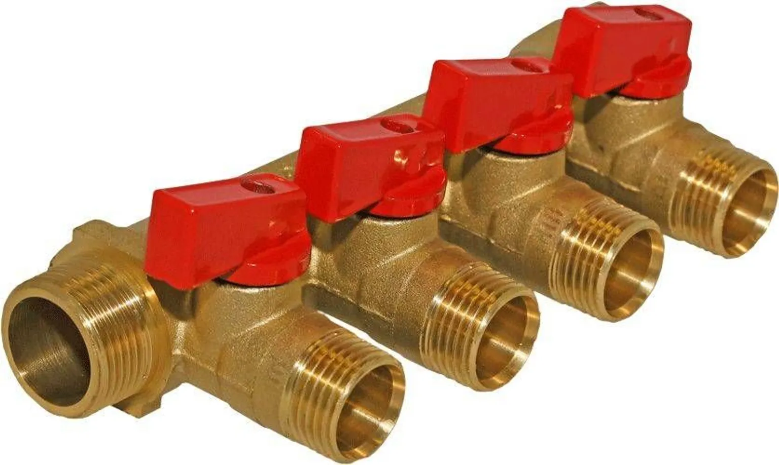 KOLLEKTOR KUULKRAANIDEGA 3/4" - 4 X 1/2" VK