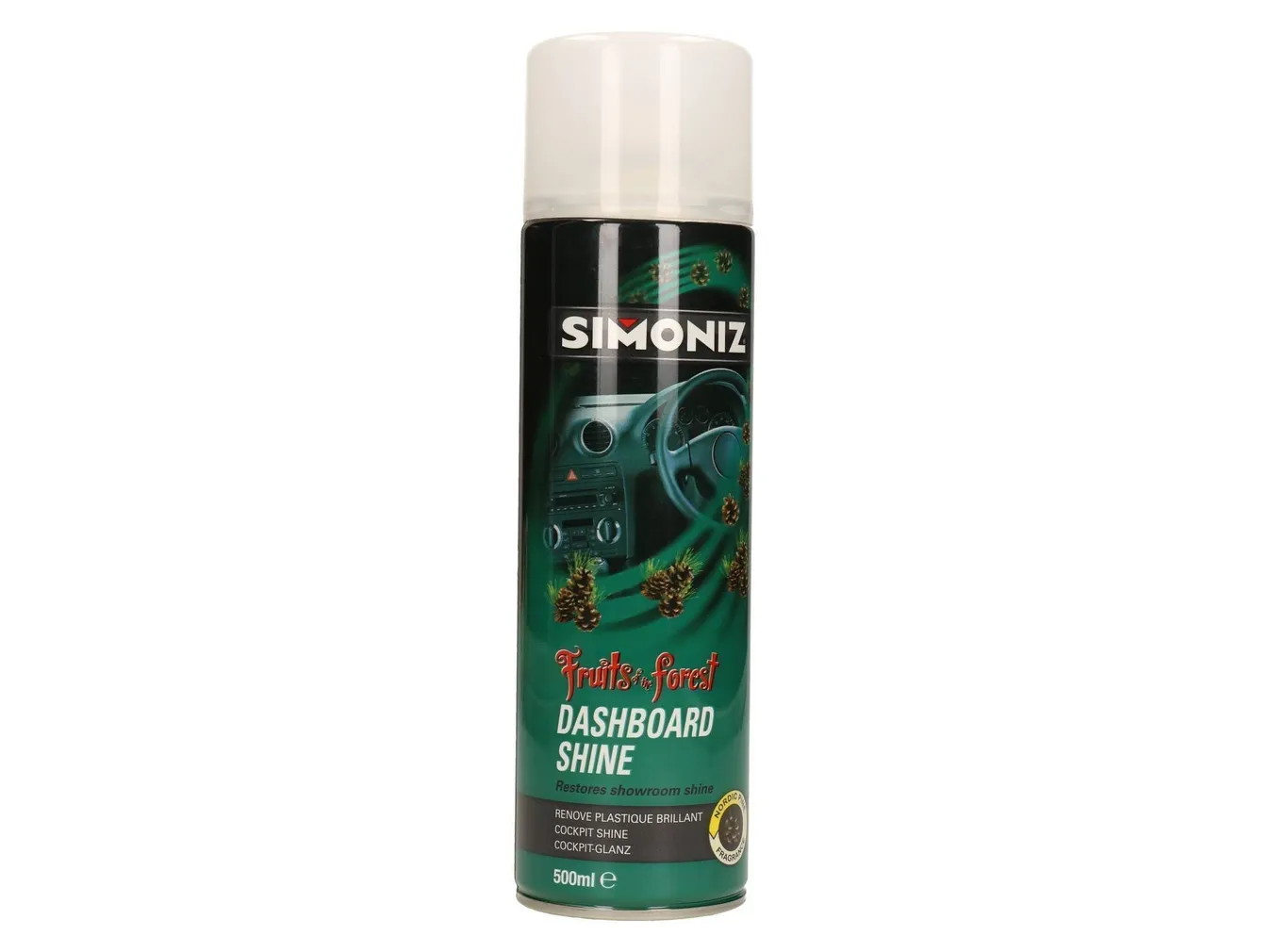 HOOLDUSVAHEND DASHBOARD SHINE NORDIC PINE 500ML