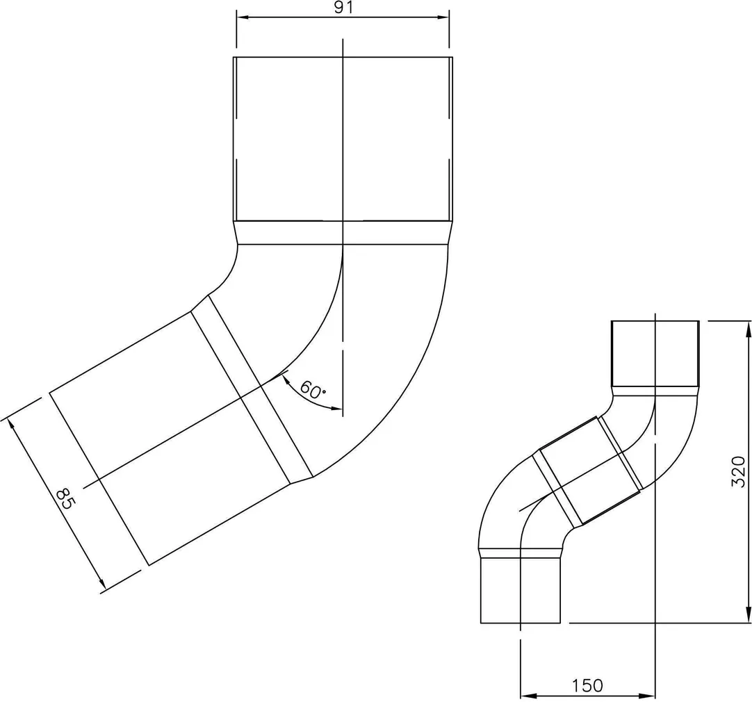 PÕLV 60° VIHMAVEETORULE PLASTMO PRUUN