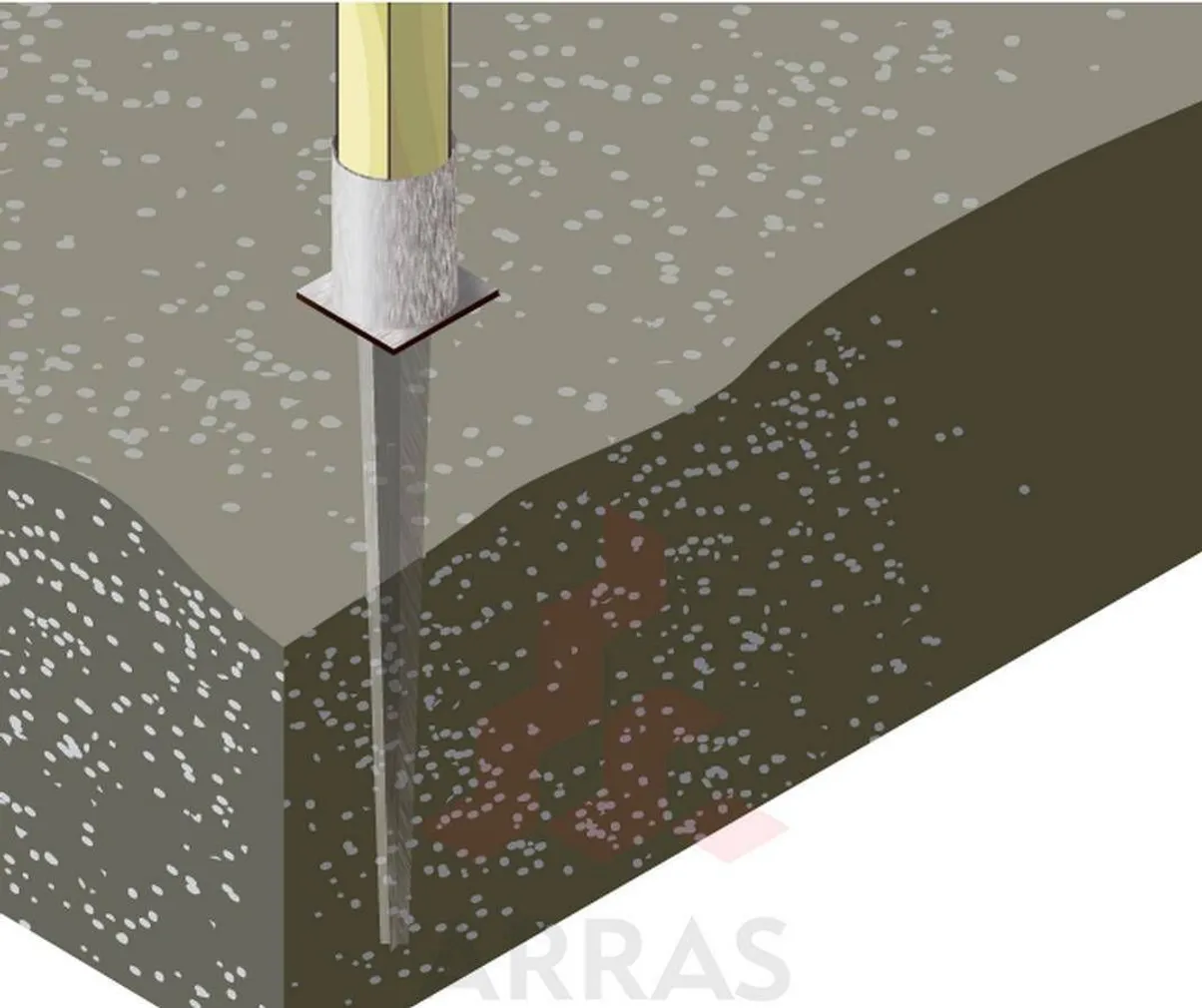 POSTIJALG ARRAS ÜMAR VAIAGA Ø80MMX750MM TÜÜP A
