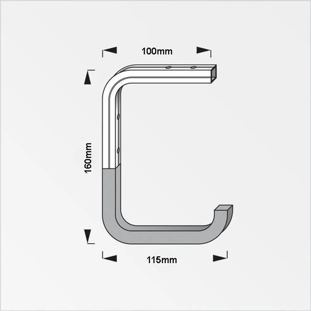 GARAAZINAGI 115 X 1 ALUMINIUM PUNANE