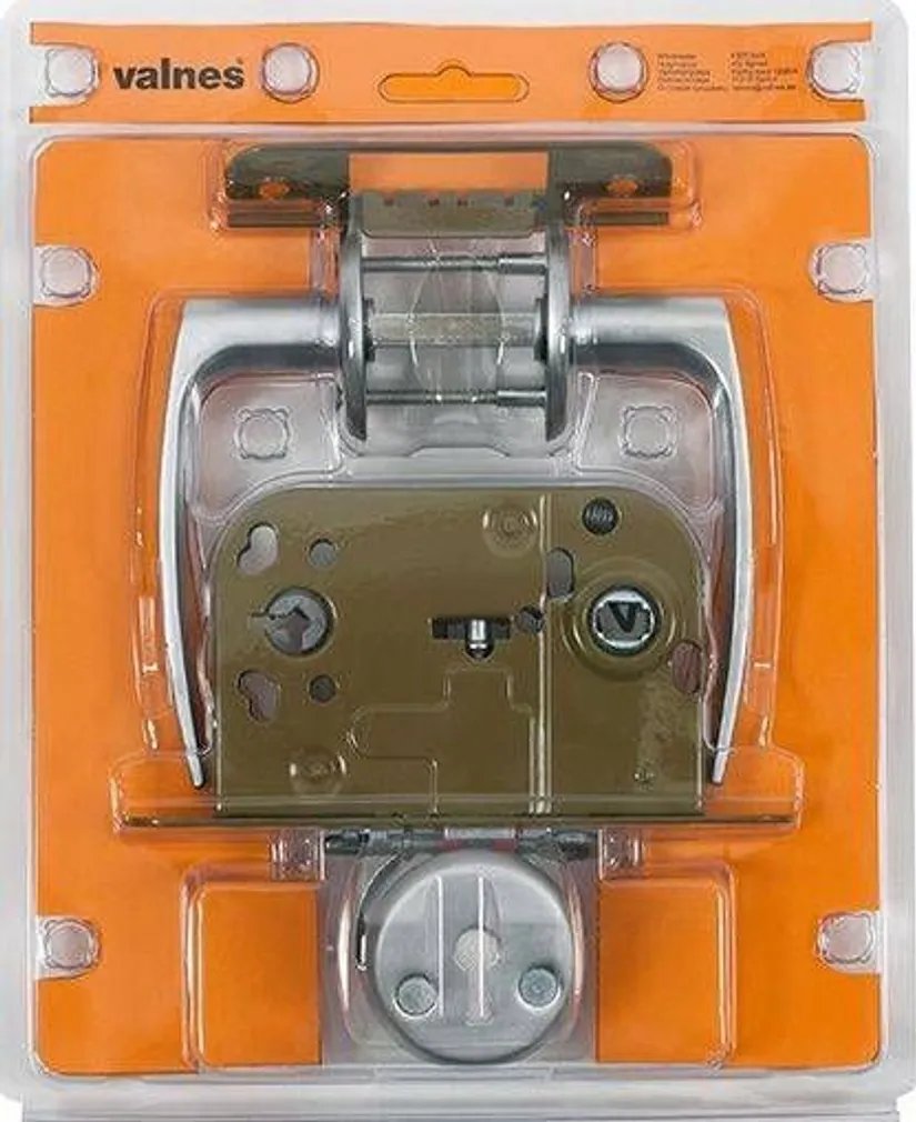 LUKUKOMPLEKT KROOM SATIIN SISEUKSELE