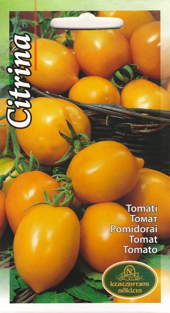 SEEMNED KURZEMES SEKLAS TOMAT CITRINA 0,2G
