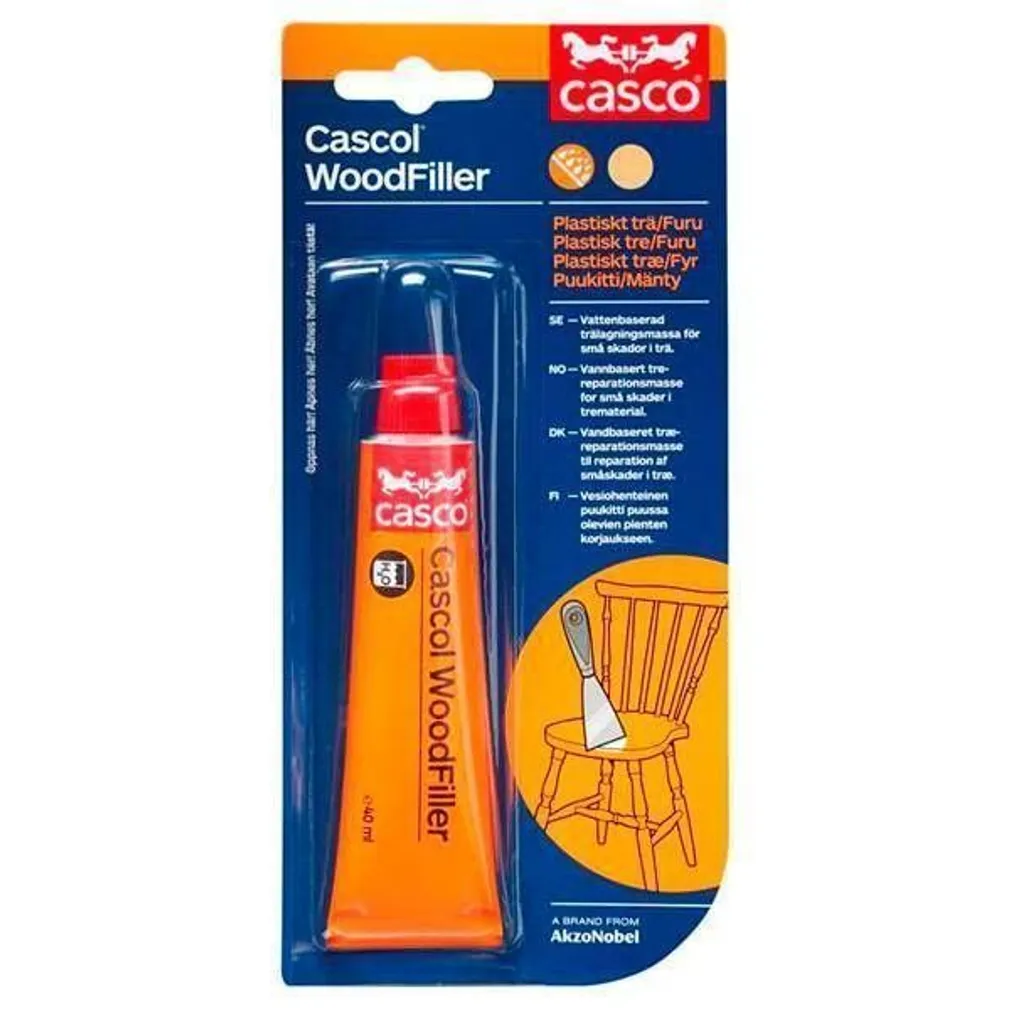 LIIM CASCO PLASTISKT TRÄ TEAK (PUUKITT) 40ML