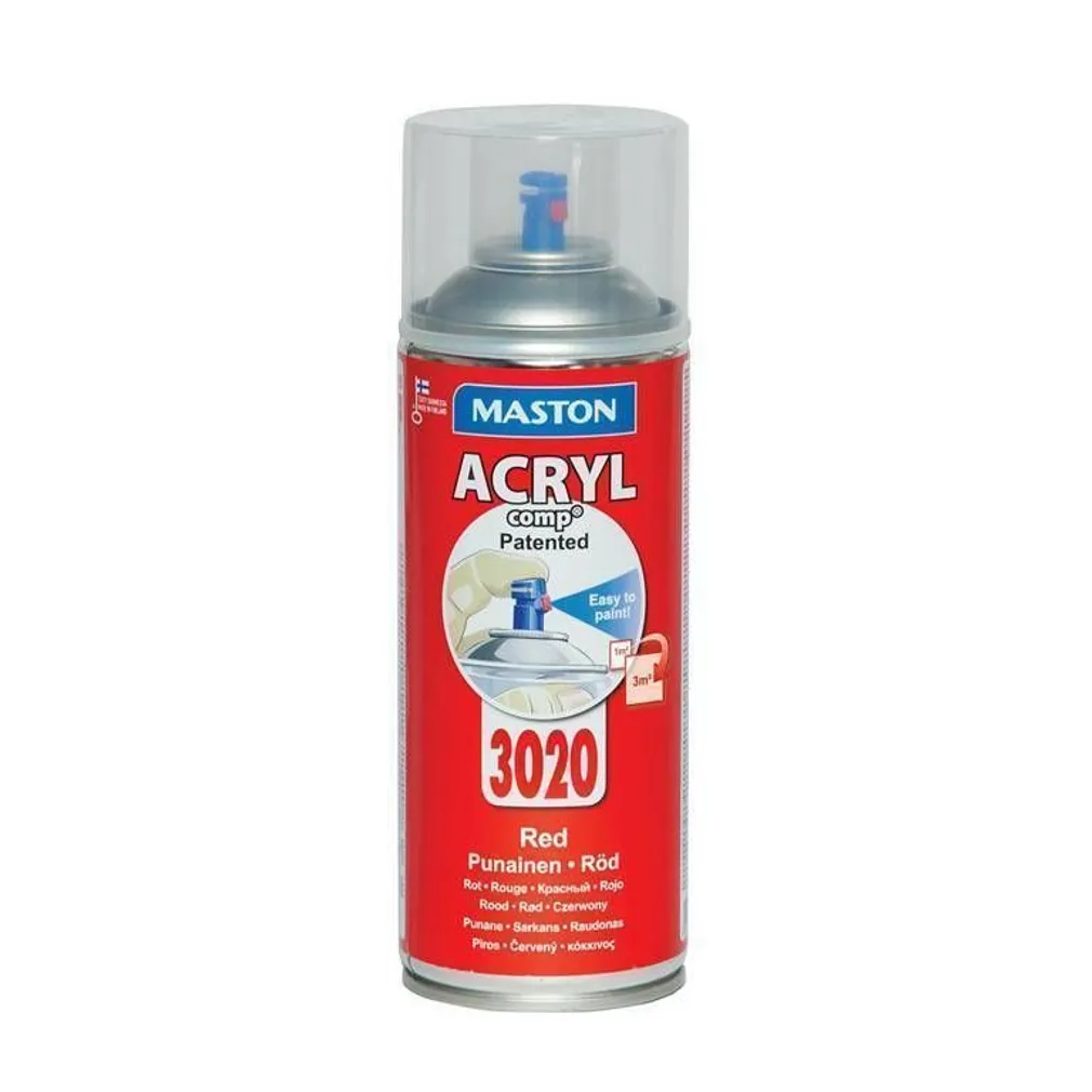 AEROSOOLVÄRV ACRYL TRAFFIC RED 400ML