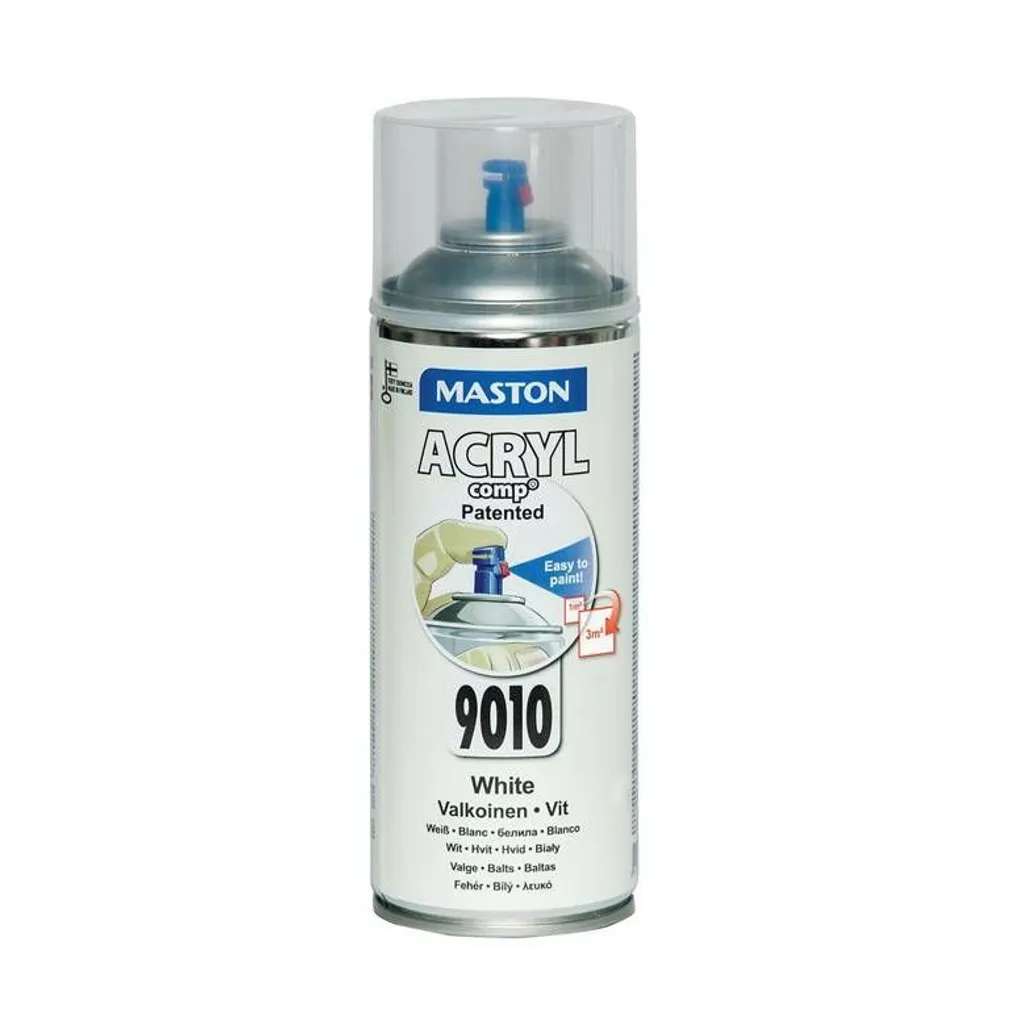 AEROSOOLVÄRV ACRYL PURE WHITE 400ML