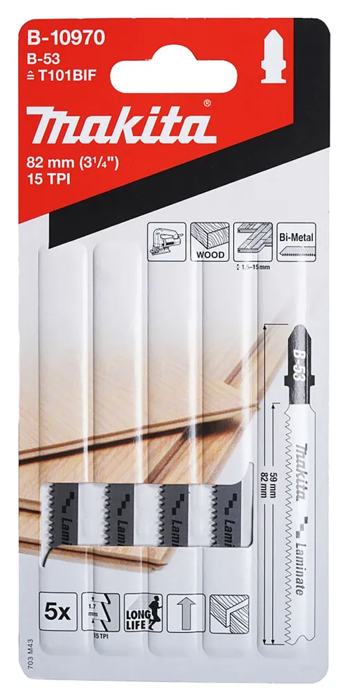 TIKKSAETERAD MAKITA B-53 59MM BIM 5TK PAKIS