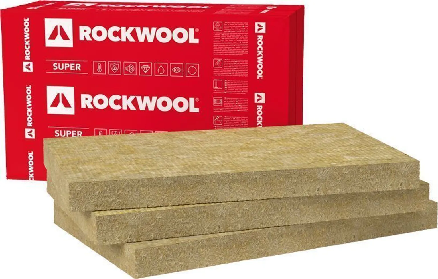 KIVIVILL ROCKWOOL SUPERROCK 1000X565X50MM 15TK/8,47M²