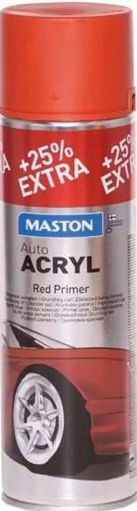 AEROSOOLVÄRV AUTO ACRYL PUNANE KRUNT 500ML