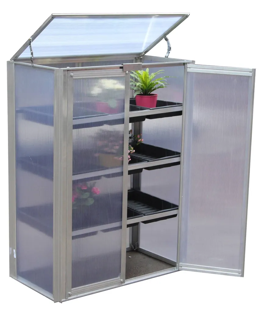 KASVUHOONE 76X36X99CM, POLÜKARBONAAT