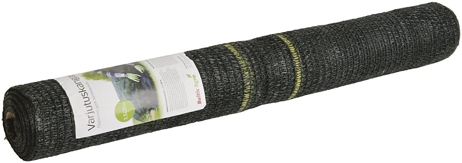VARJUTUS- JA TUULETÕKKEKANGAS BALTIC AGRO 1,5X20M 30M² 42% 38G/M² MINIRULL