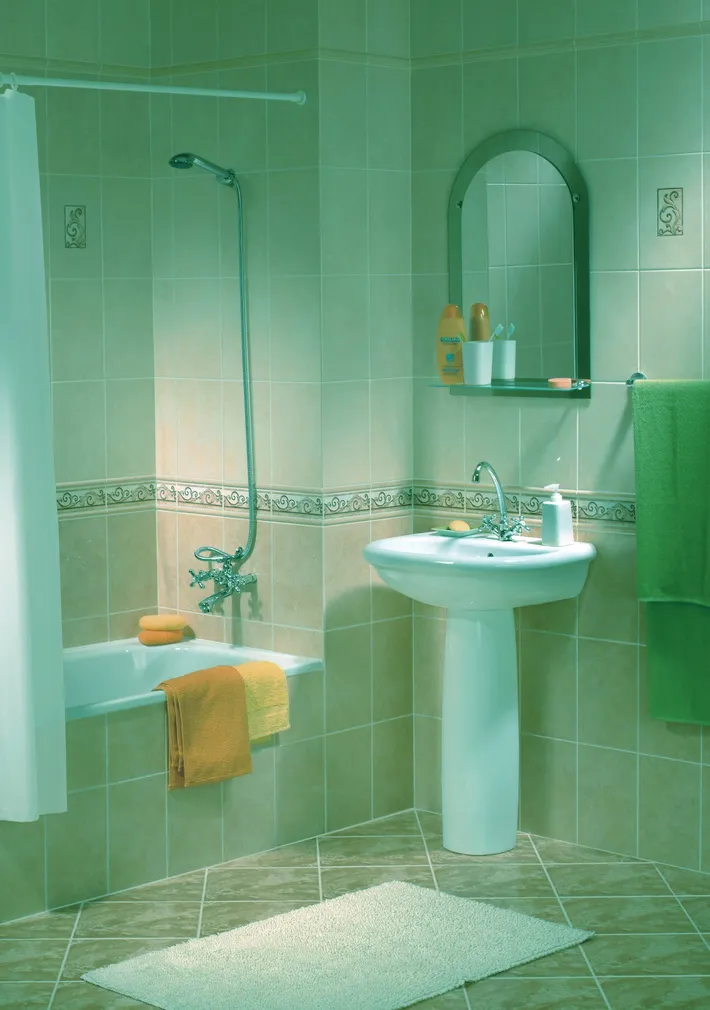 KERAAMILINE DEKOORPLAAT ATHENA GREEN 20X4,7CM