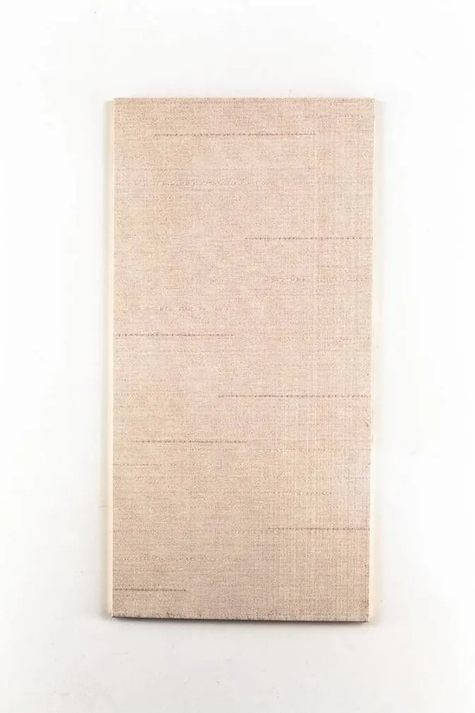 KERAAMILINE SEINAPLAAT TEXTILE 20X40CM IVORY