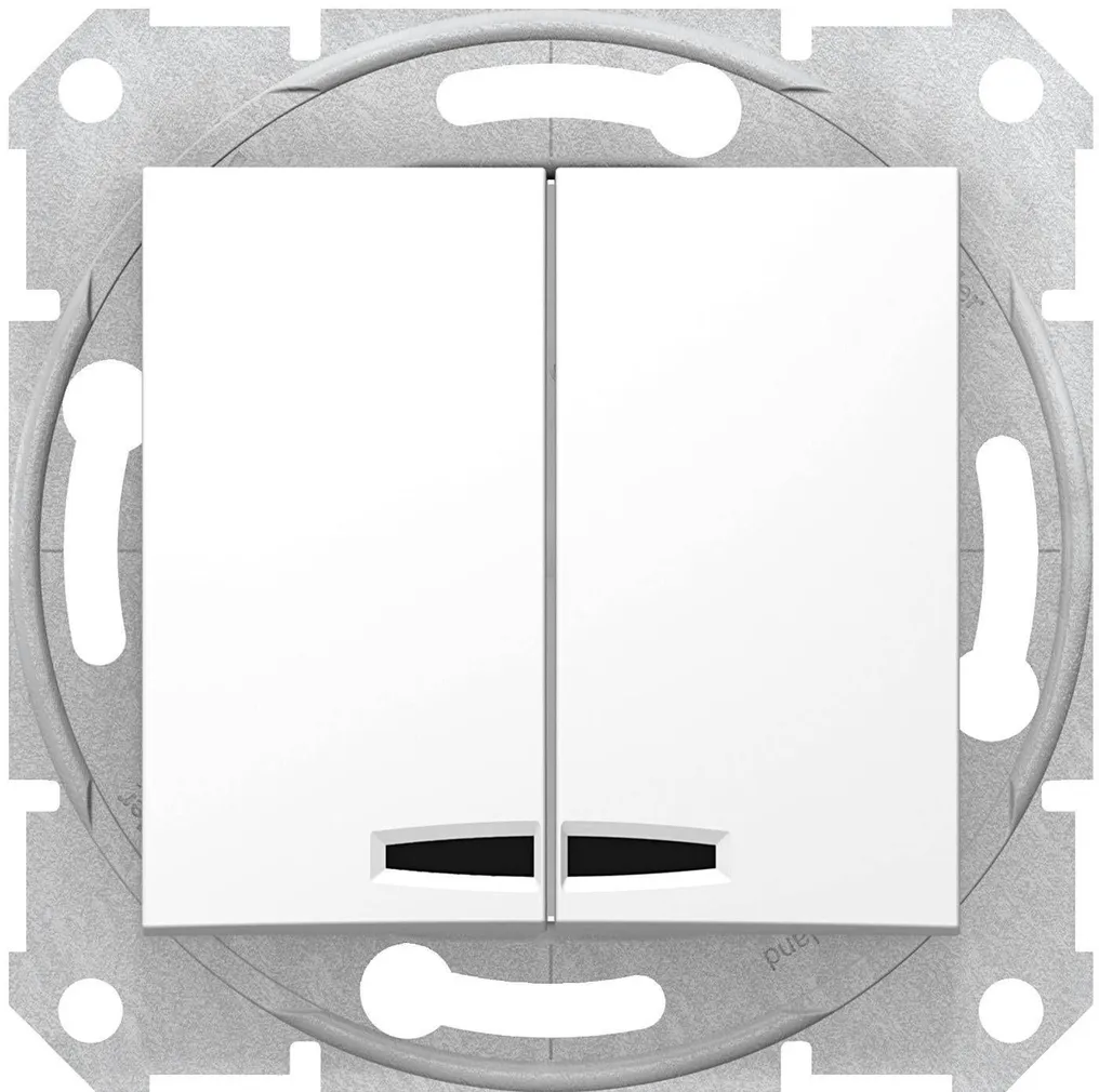 KAHENE LÜLITI SEDNA INDUKTSIOONLAMP RAAMITA SÜVISTATAV VALGE