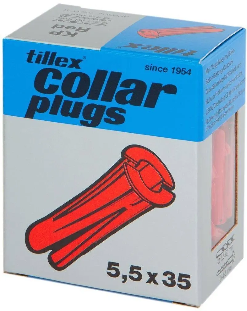 NAELATÜÜBEL PUNANE 5,5X35MM 20TK