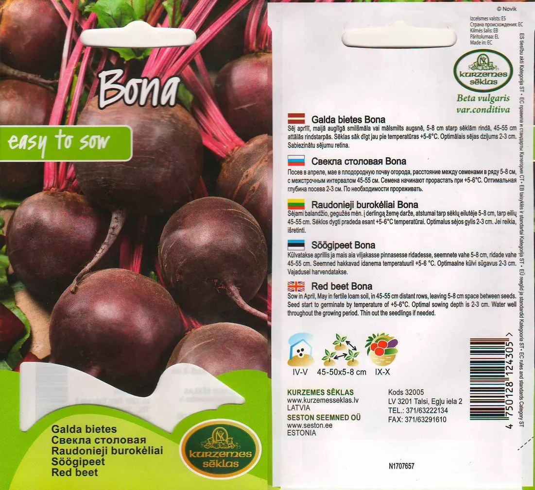 SEEMNED KURZEMES SEKLAS SÖÖGIPEET BONA 5G