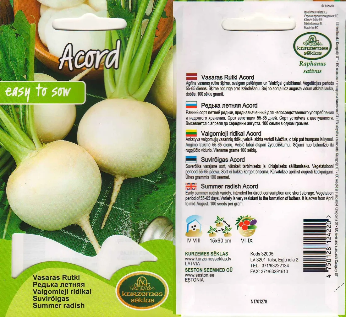 SEEMNED KURZEMES SEKLAS SUVIRÕIGAS ACORD 5G