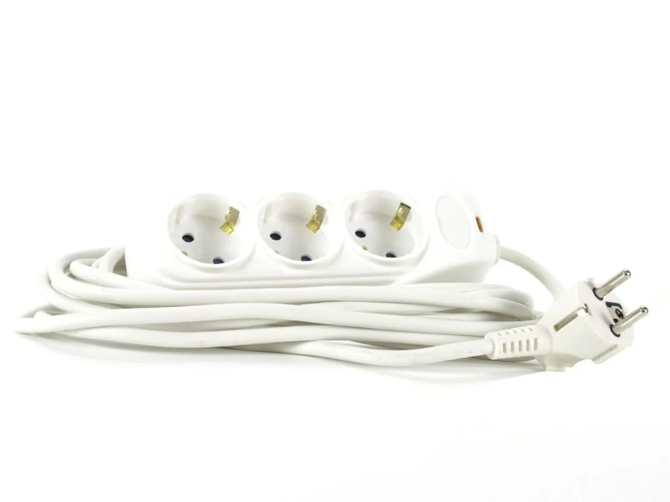 PIKENDUSJUHE 5M 3PESA 3X1,5MM2 VALGE