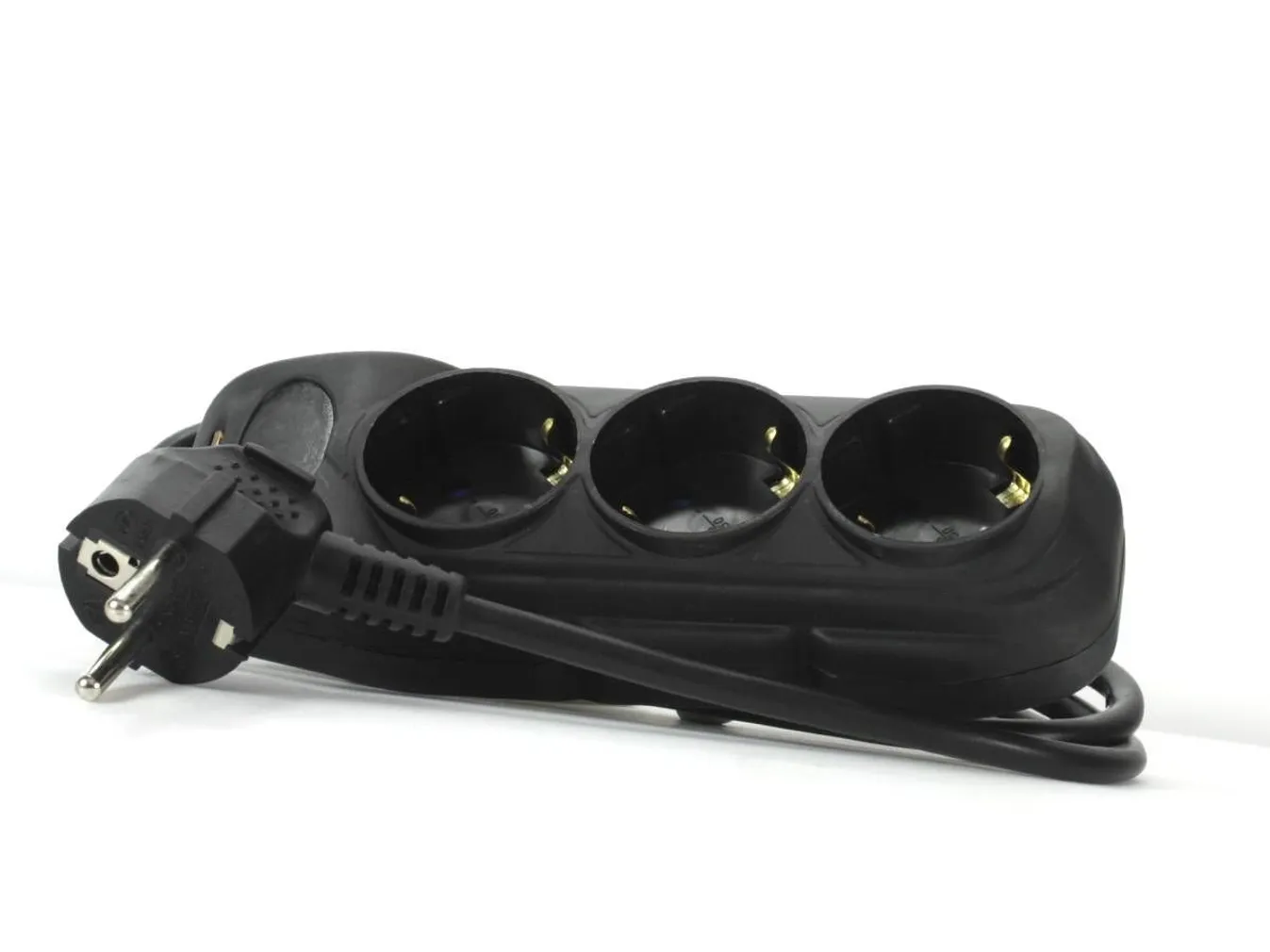 PIKENDUSJUHE 1,5M 3PESA 3X1,0MM2 MUST