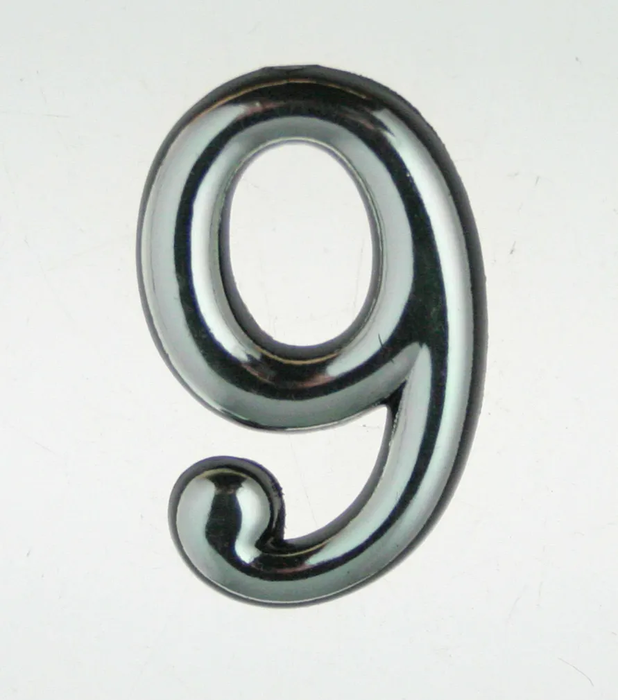 KORTERINUMBER 9 KROOM/PLASTIK