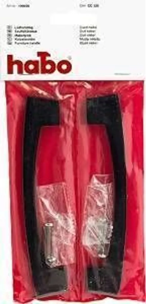 MÖÖBLIKÄEPIDE LINN 128MM MUST NIKKEL 2TK