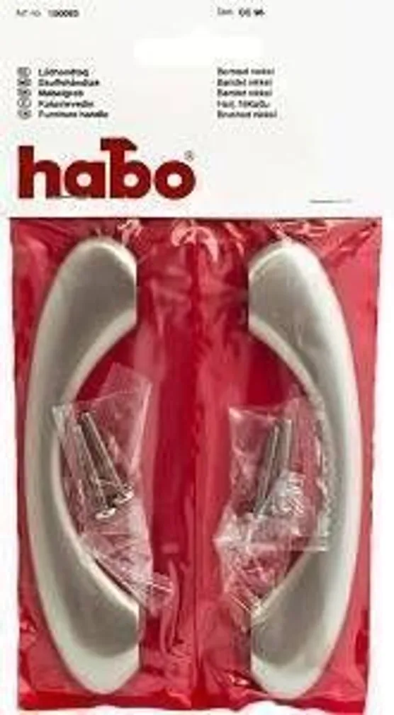 MÖÖBLIKÄEPIDE NICOLE 96MM HARJ.NIKKEL 2TK