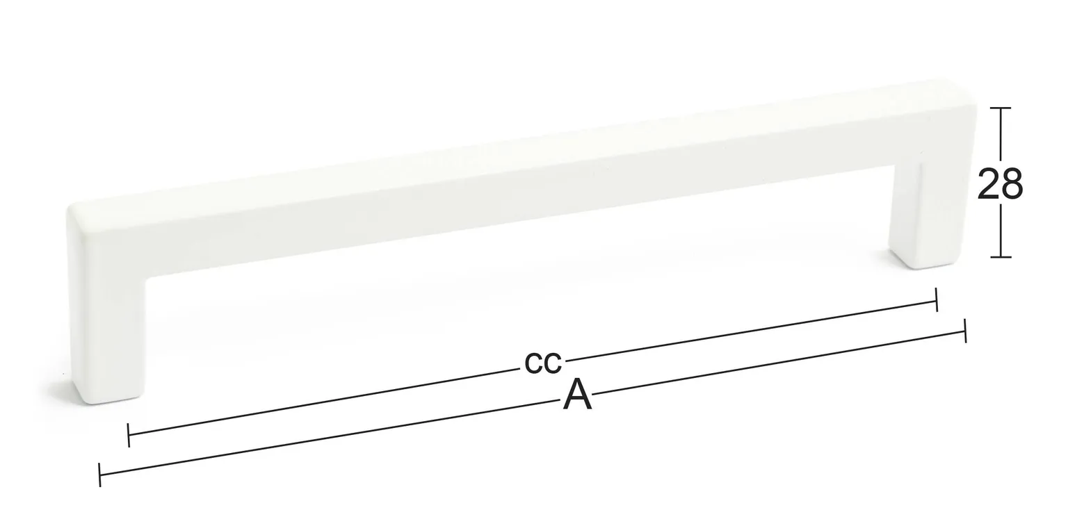 MÖÖBLIKÄEPIDE TOVE 96MM VALGE 2TK