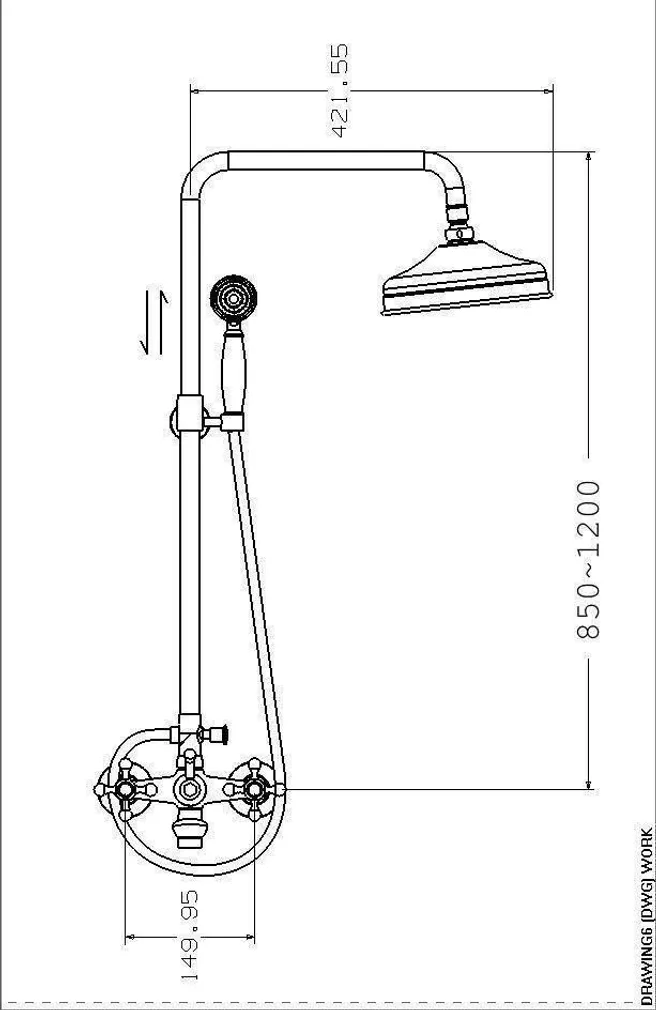 VANNISEGISTI HARMA CLASSIC 7885B ÜLA- JA KÄSIDUŠIGA PRONKS