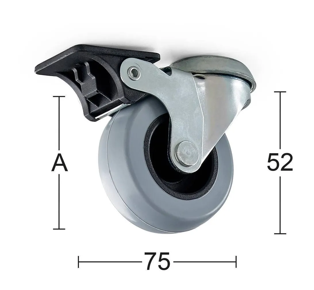 MÖÖBLIRATAS 70MM HALL POLÜURETAAN 14063 ~70KG