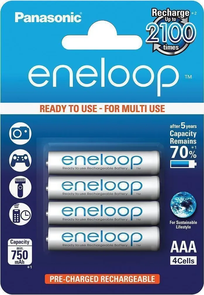 AKUPATAREI ENELOOP AAA 750 4BP