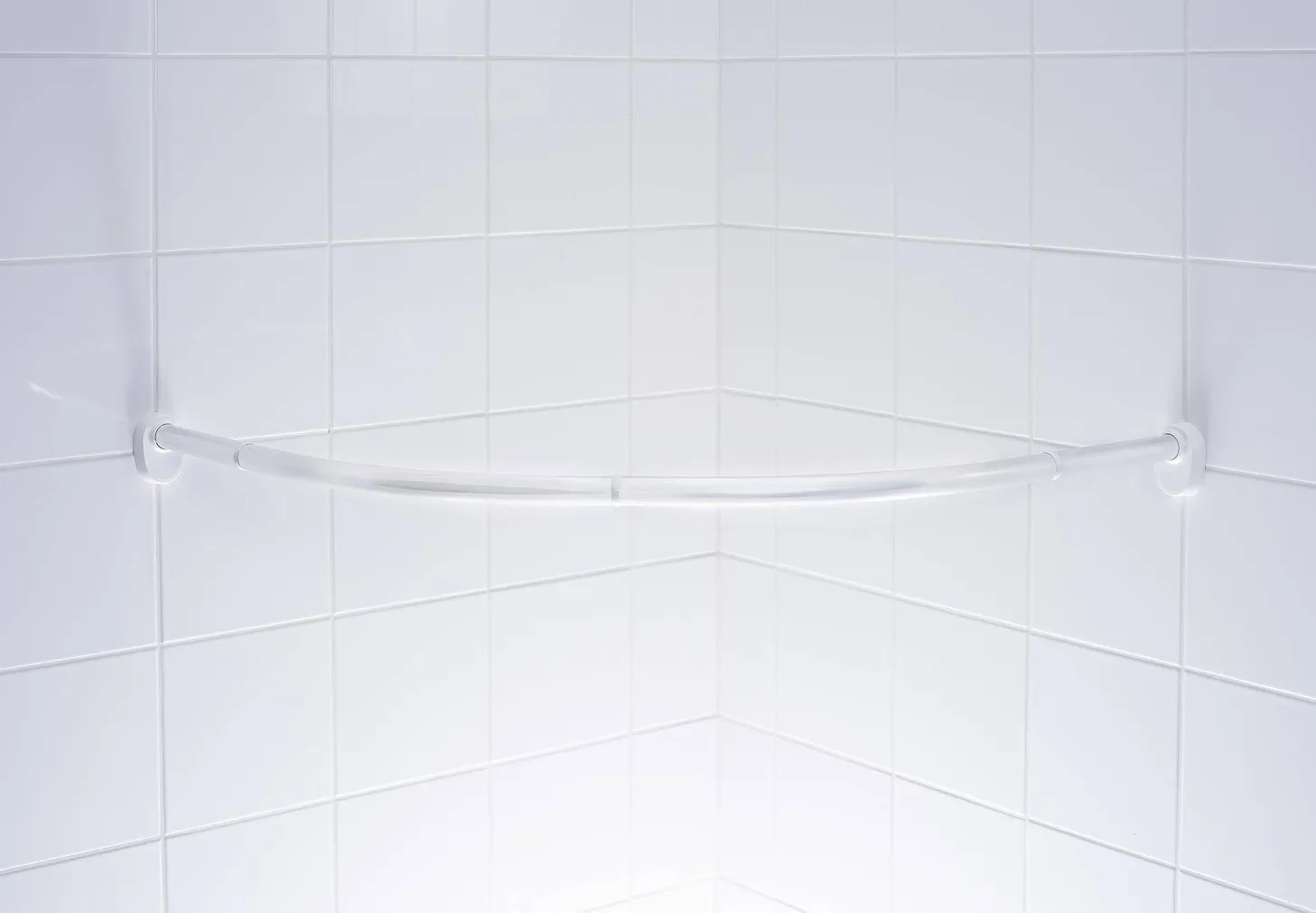 DUŠIKARDINAPUU KAARJAS 90X90CM Ø25MM VALGE