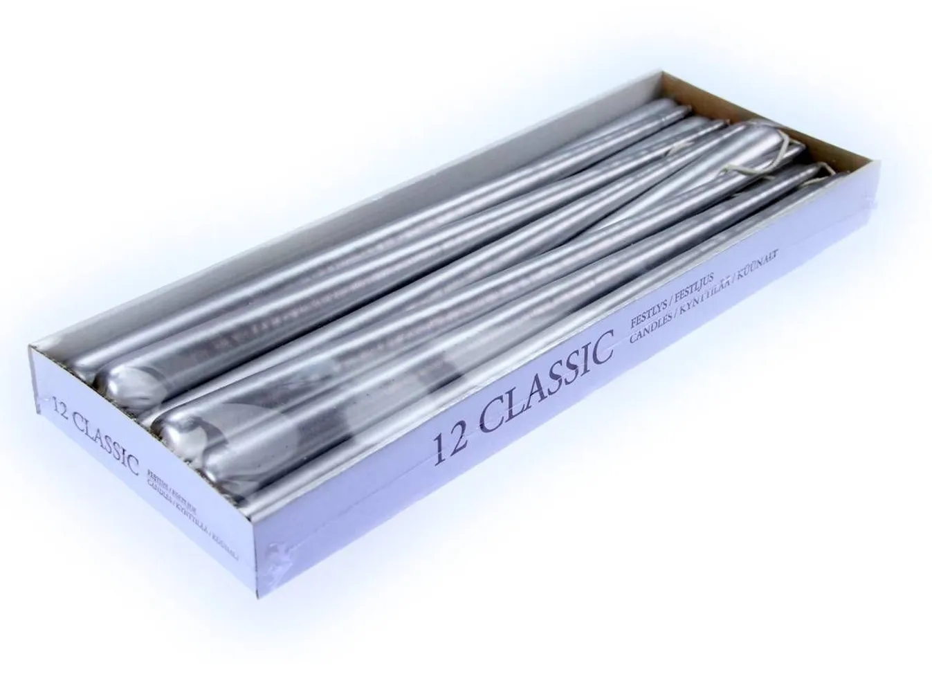 ANTIIKKÜÜNAL 12TK 10H 2X38CM HÕBE