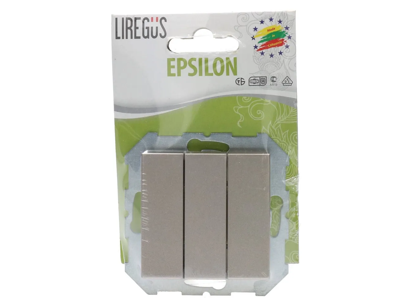 LÜLITI 3-NE RAAMITA EPSILON ŠAMPANJA